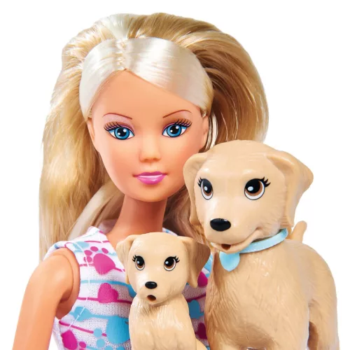 Steffi Love Puppy Walk - Kutya sétáltatás játékszett 29 cm-es