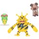 Pokémon 3 db-os játékfigura csomag - Caterpie, Rockruff, Electabuzz