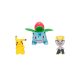 Pokémon 3 db-os játékfigura csomag - Pikachu, Jangmo-o, Ivysaur