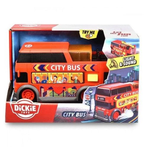Dickie - Városi emeletes busz hanggal és fénnyel