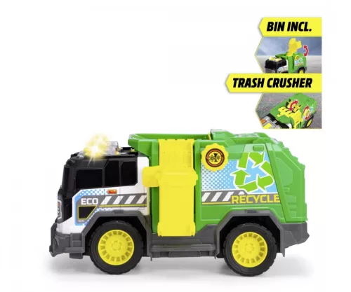 Dickie Toys: Szelektív kukásautó fény- és hanghatásokkal 30 cm-es