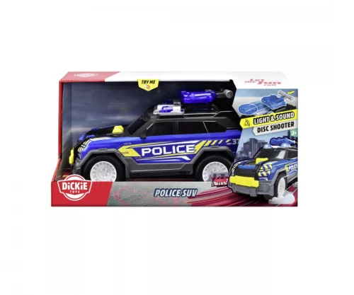 Dickie Toys: Rendőrségi terepjáró fény- és hanghatásokkal 30 cm-es