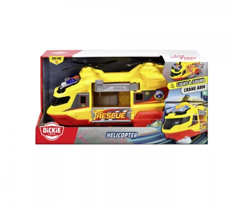 Dickie Toys: Helikopter fénnyel és hanggal 30 cm-es