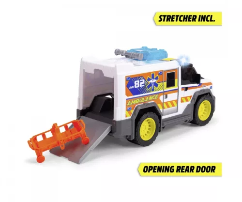 Dickie Toys: Mentőautó fénnyel és hanggal 30 cm-es