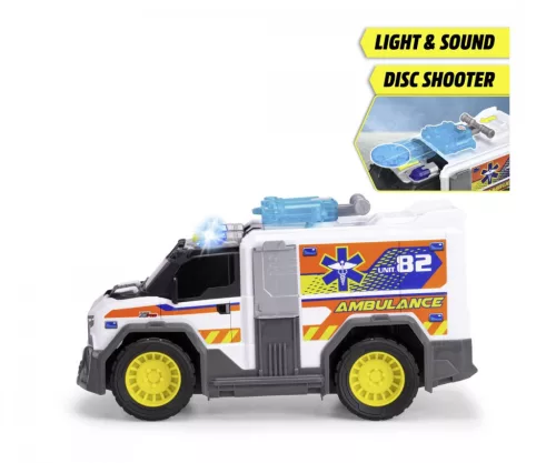 Dickie Toys: Mentőautó fénnyel és hanggal 30 cm-es