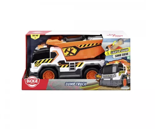 Dickie Toys: Billenős teherautó fénnyel és hanggal 30 cm-es