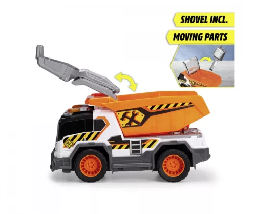 Dickie Toys: Billenős teherautó fénnyel és hanggal 30 cm-es