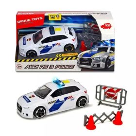 Dickie Toys: Audi RS3 rendőr játékautó 
