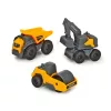 Dickie Volvo Micro Builders - játék munkagépek, 3 db-os szett - többféle