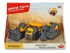 Dickie Volvo Micro Builders - játék munkagépek, 3 db-os szett - többféle