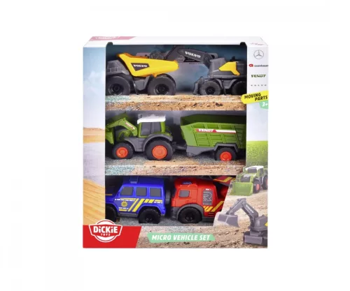 Dickie Toys: Kisvárosi munkagép- és jármű szett
