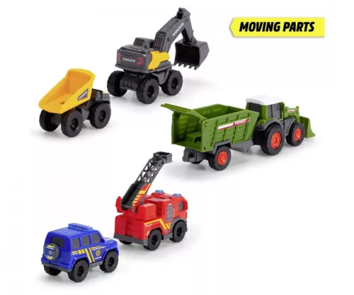 Dickie Toys: Kisvárosi munkagép- és jármű szett
