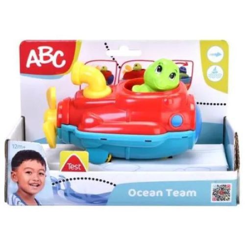 ABC - Ocean Team Hajó fürdőjáték állatokkal - teknős