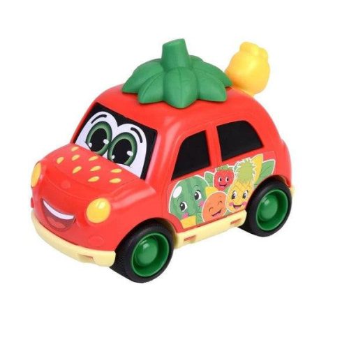 ABC - Fruit Friends gyümölcsös lendkerekes autók hanggal - eper