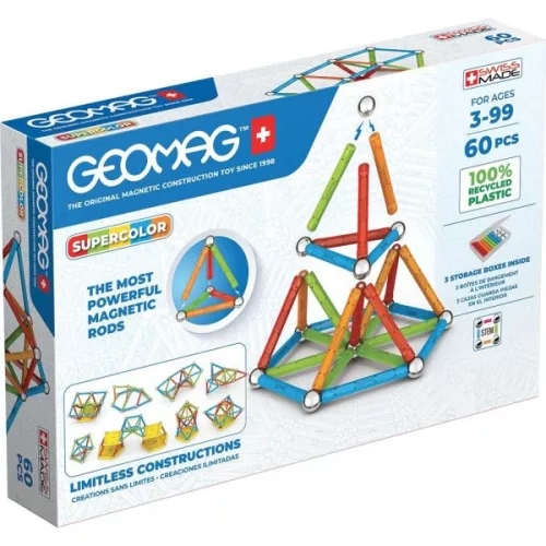 Geomag Supercolor 60 db-os mágneses építőjáték