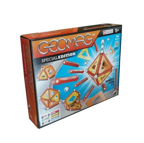 Geomag Special Edition Warm color 34 db-os mágneses építőjáték - csomagolássérült