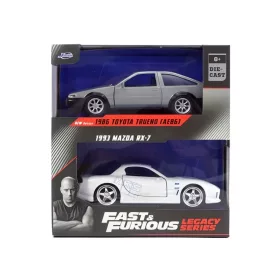   Fast and Furious fém játékautó 2 db-os - 1986 Toyota Trueno & 1993 Mazda RX7