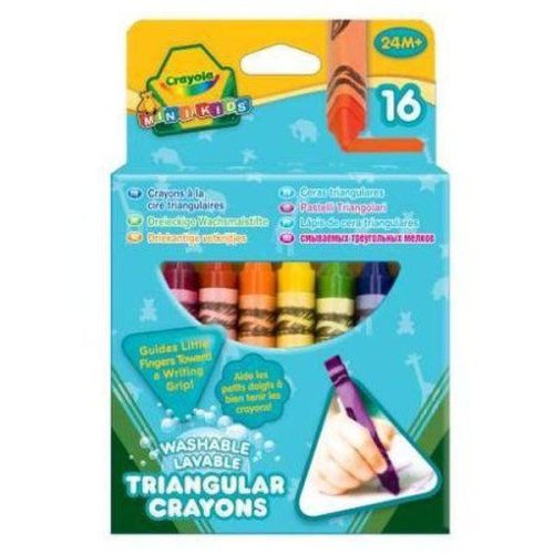 Crayola 16 db tömzsi háromszög zsírkréta