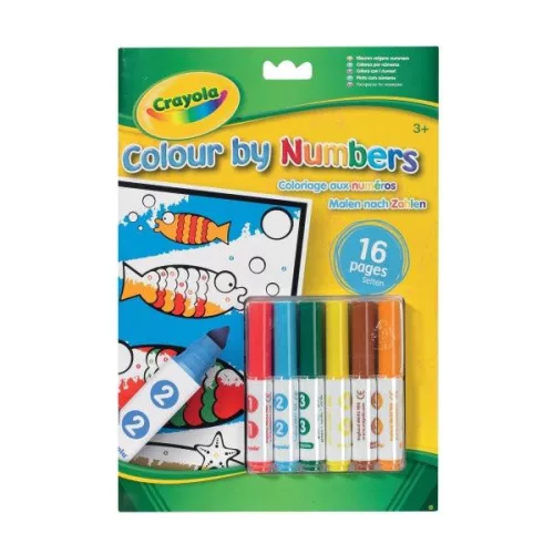Crayola szám szerinti kifestő, 16 lapos