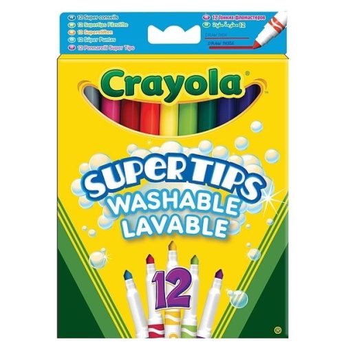 Crayola vékony filctoll, 12 db-os