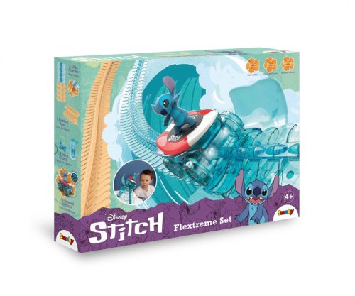 Disney Stitch - Flextreme autópálya játékszett