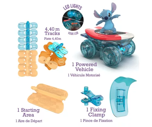 Disney Stitch - Flextreme autópálya játékszett