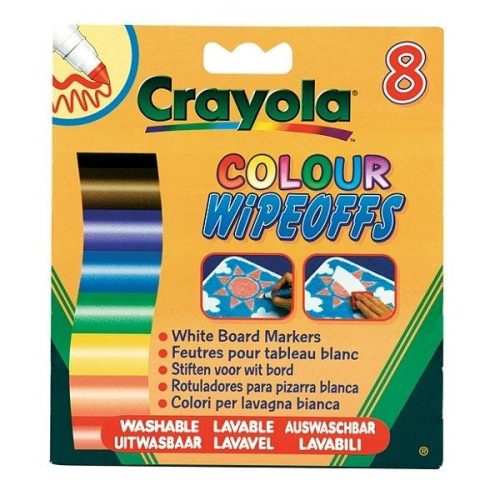 Crayola 8 db Táblafilc vastag