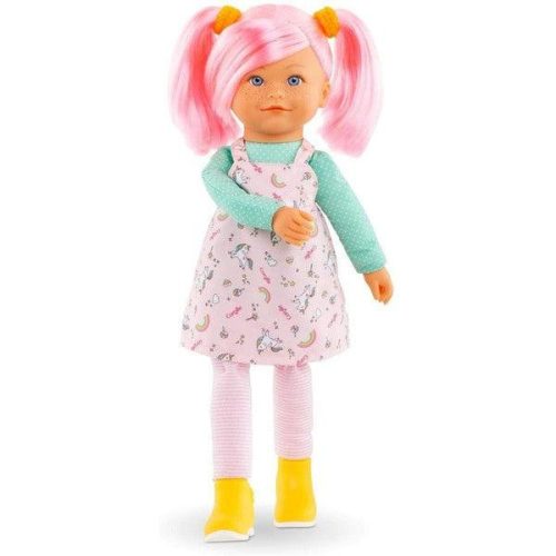 Corolle Rainbow Doll - Praline puha testű játék baba, 38 cm-es