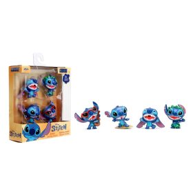 Disney: Stitch fém mini játékfigura szett 4 db-os