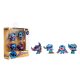 Disney: Stitch fém mini játékfigura szett 4 db-os
