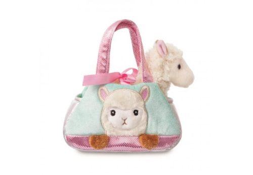 Aurora: Peek-a-Boo alpaka plüss táskában 20 cm-es 