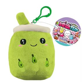 BobaTea gyümölcsös plüss 12 cm-es - avokádó