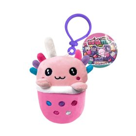 BobaTea plüss állat 12 cm -es - axolotl