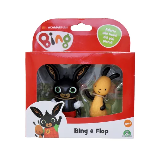 Bing és barátai 2 darabos műanyag figura szett - Bing és Flop úszik