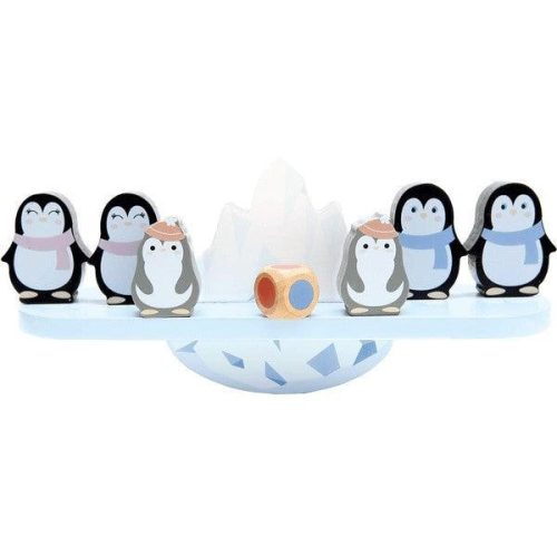 Bino Fa egyensúlyozó játék - Pingvinek