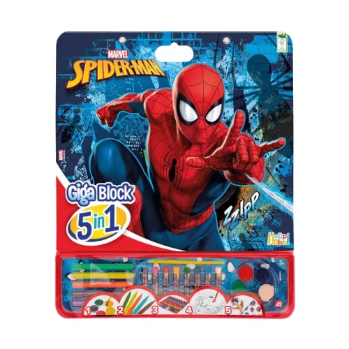Marvel: Pókember - Óriás színező 5 az 1-ben matricákkal