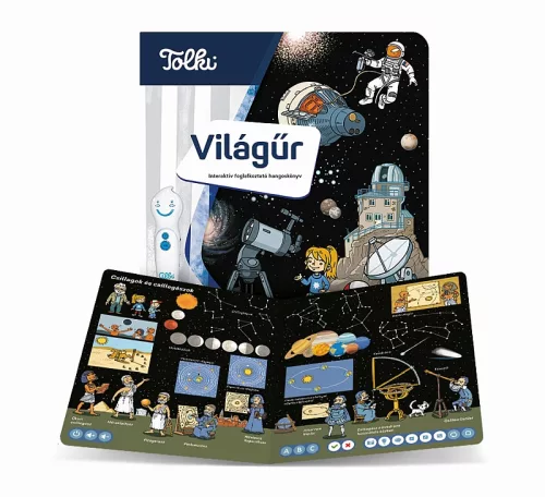 Tolki: Világűr- Interaktív foglalkoztató hangoskönyv - Kiegészítő toll nélkül