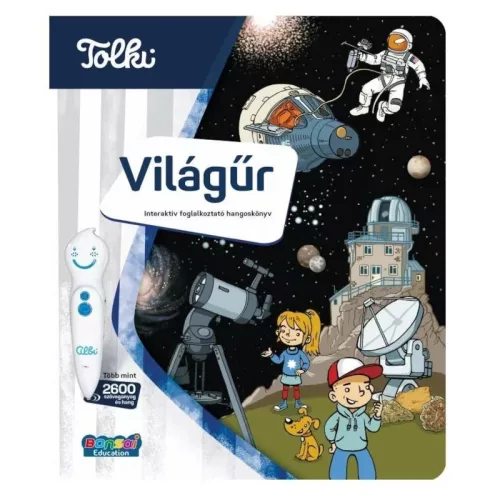 Tolki: Világűr- Interaktív foglalkoztató hangoskönyv - Kiegészítő toll nélkül