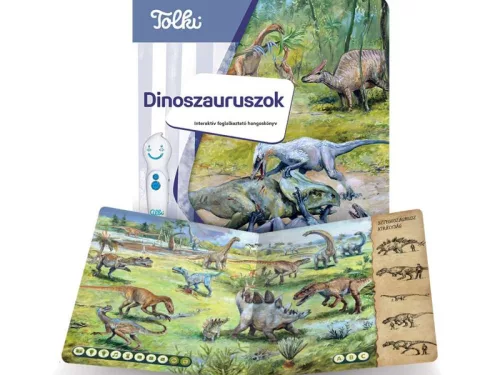 Tolki: Dinoszauruszok - Interaktív foglalkoztató hangoskönyv - Kiegészítő toll nélkül