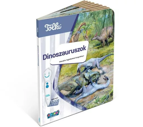 Tolki: Dinoszauruszok - Interaktív foglalkoztató hangoskönyv - Kiegészítő toll nélkül