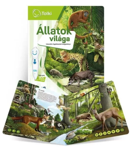 Tolki: Állatok világa - Interaktív foglalkoztató hangoskönyv - Kiegészítő toll nélkül