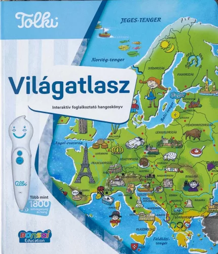 Tolki interaktív hangoskönyv: Világatlasz