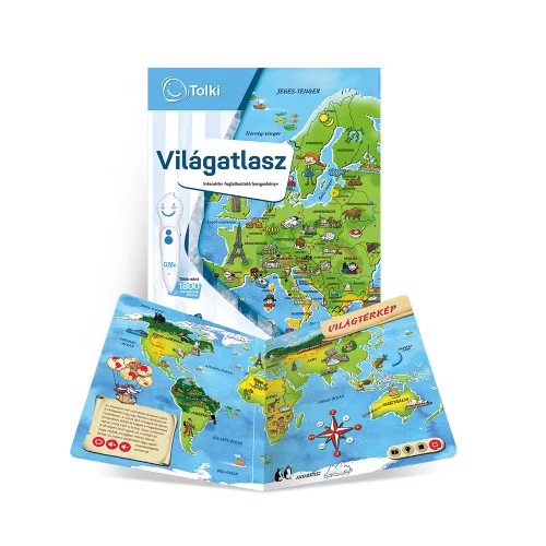 Tolki: Világatlasz - Interaktív hangoskönyv szettben