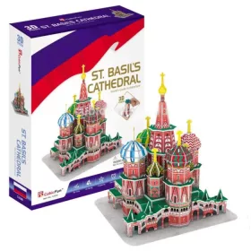   CubicFun 3D-s puzzle 92 db-os - Boldog Vazul-székesegyház, Moszkva