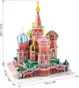 CubicFun 3D-s puzzle 92 db-os - Boldog Vazul-székesegyház, Moszkva