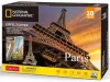 CubicFun: Eiffel torony 3D-s puzzle 80 db-os, National Geographic fotóalbummal 