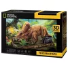 CubicFun 3D-s puzzle 44 db-os - National Geographic - Triceratops