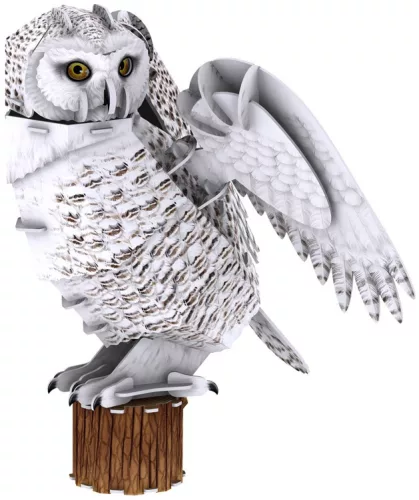 CubicFun 3D-s puzzle 32 db-os - National Geographic - Hóbagoly