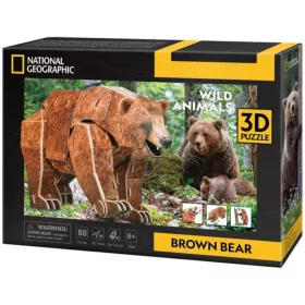   CubicFun 3D-s puzzle 88 db-os - National Geographic - Barnamedve