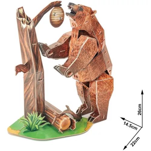 CubicFun 3D-s puzzle 88 db-os - National Geographic - Barnamedve